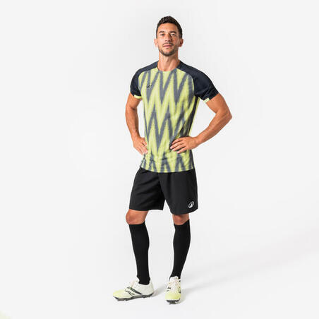 Футболка Viralto Vibes для футболу жовта/чорна