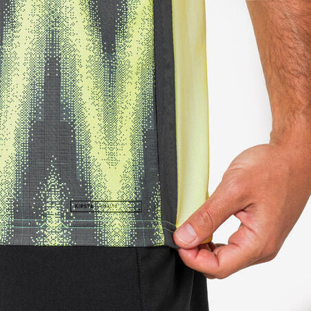 Футболка Viralto Vibes для футболу жовта/чорна