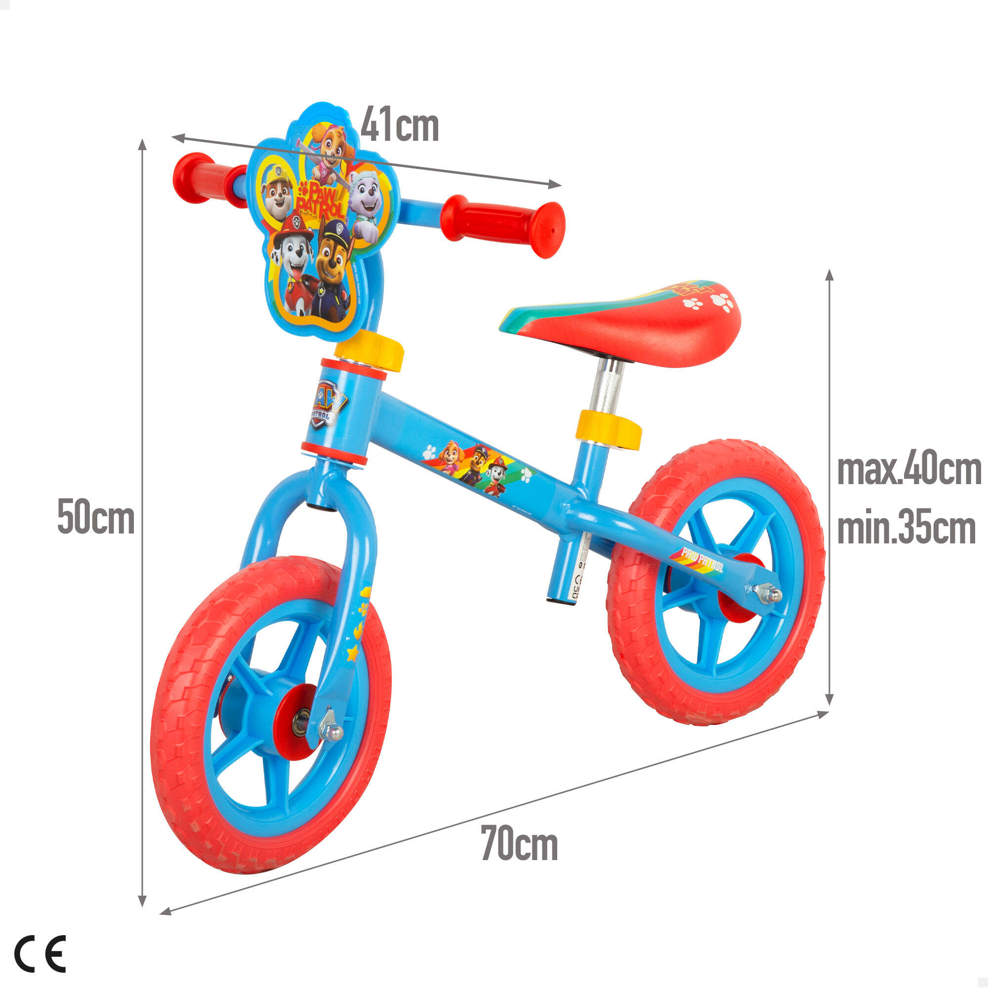 Bicicleta La Patrulla Canina sin pedales regulable en altura máx. 20 kg - CD 2/4