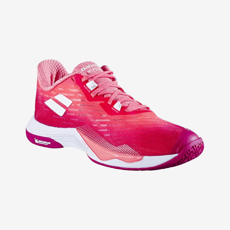 Încălțăminte de Badminton Indoor Shadow Tour 5 Raspberry Damă