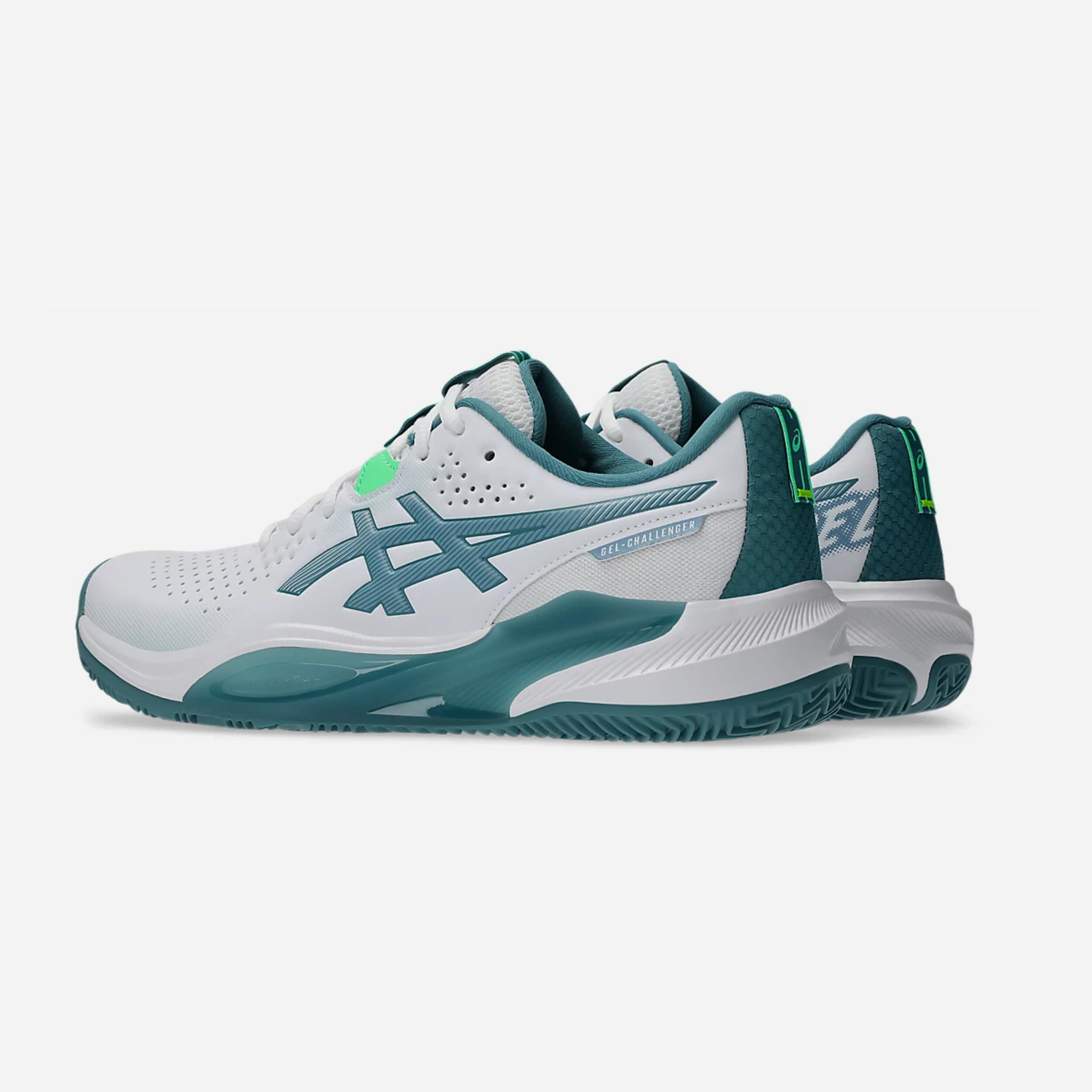 Chaussures de Padel Homme - Asics Gel Challenguer 15 blanc bleu 5/7