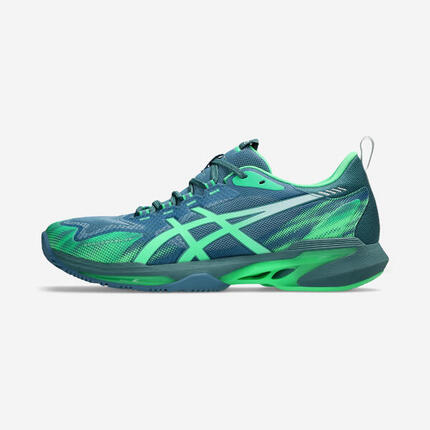 Chaussures de padel homme - Asics Sonicsmash FF Bleu Vert