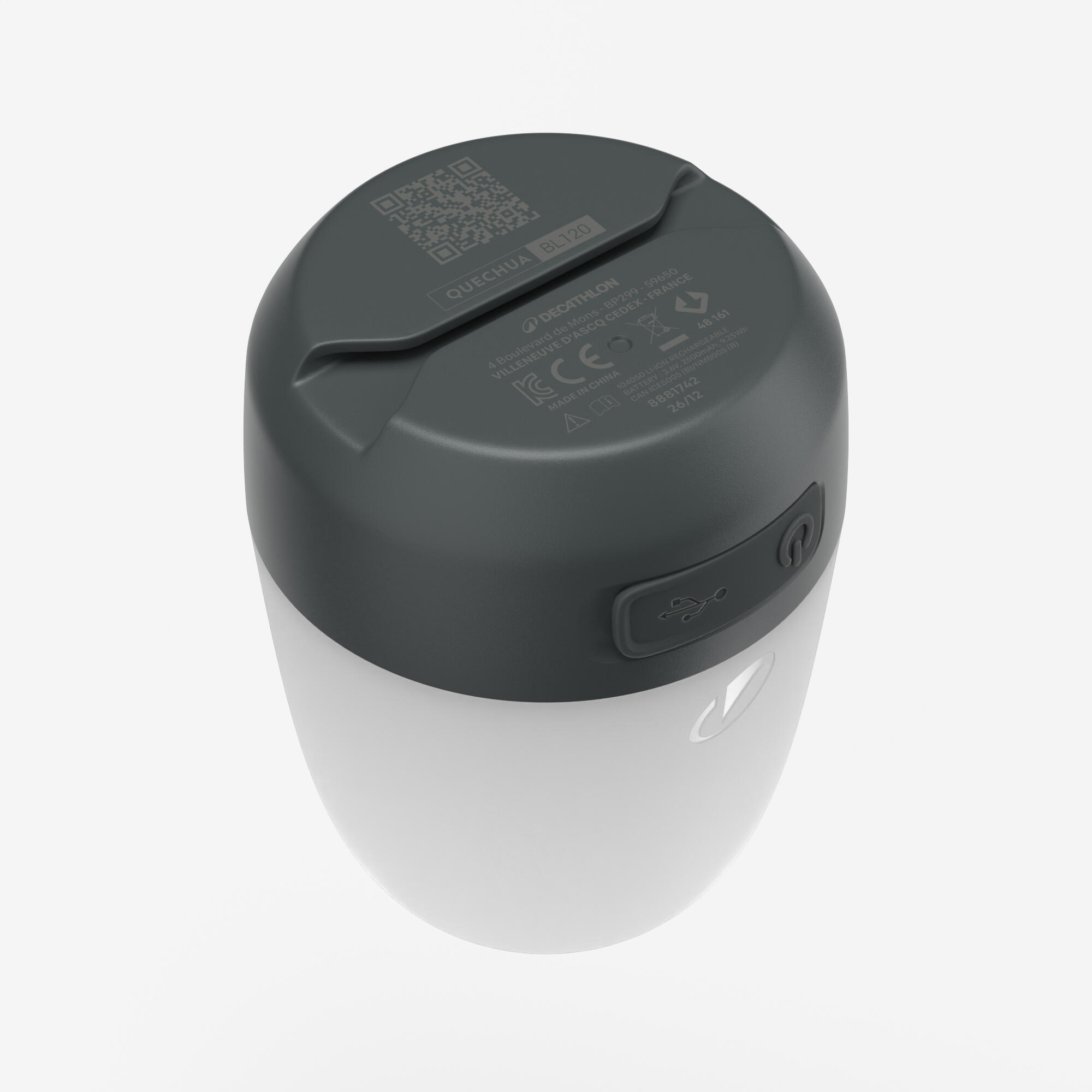 Lampe de camping rechargeable USB 120 lumens, BL 120 8/12