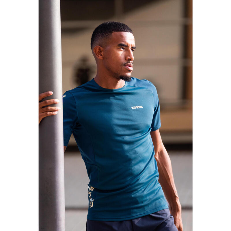 Tricou de alergare Kiprun Run 900 Light Albastru Bărbați