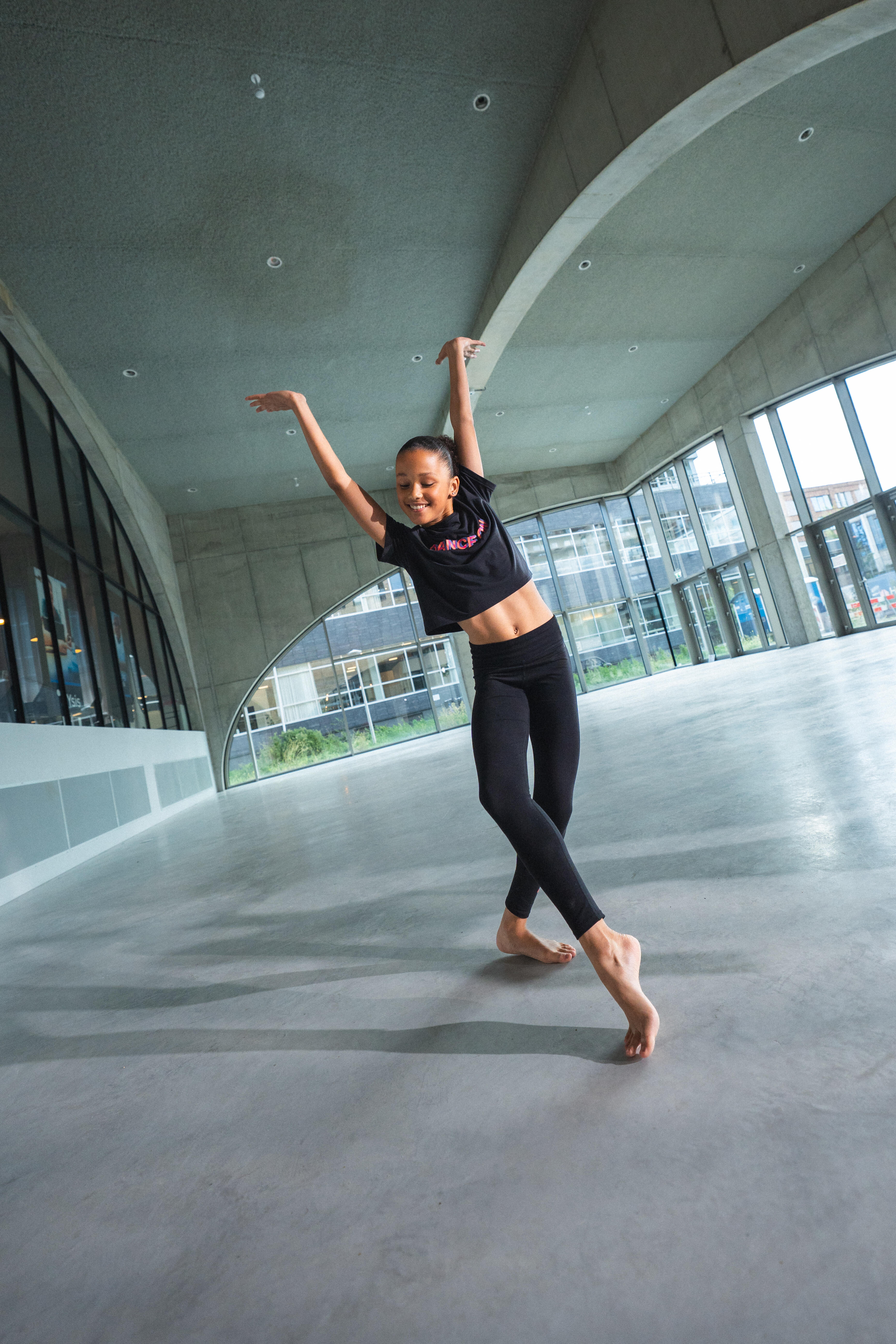 T-shirt court de danse moderne enfant - DOMYOS