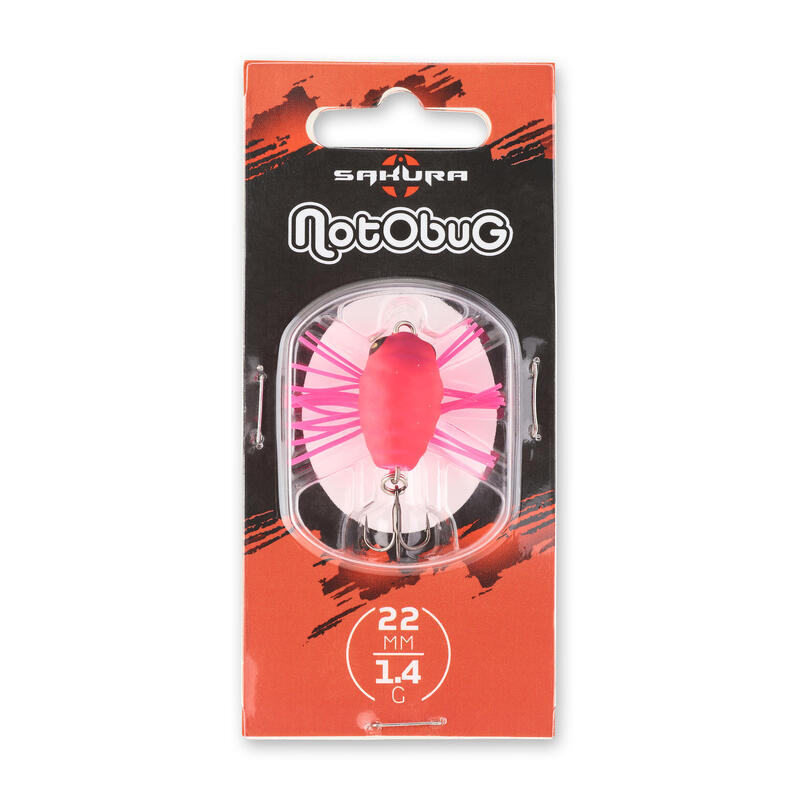 Nălucă de suprafață pescuit NOTOBUG 22 Pink Mat culori exclusive Decathlon