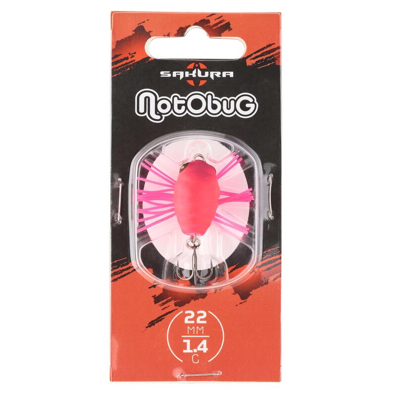 Nălucă de suprafață pescuit NOTOBUG 22 Pink Mat culori exclusive Decathlon