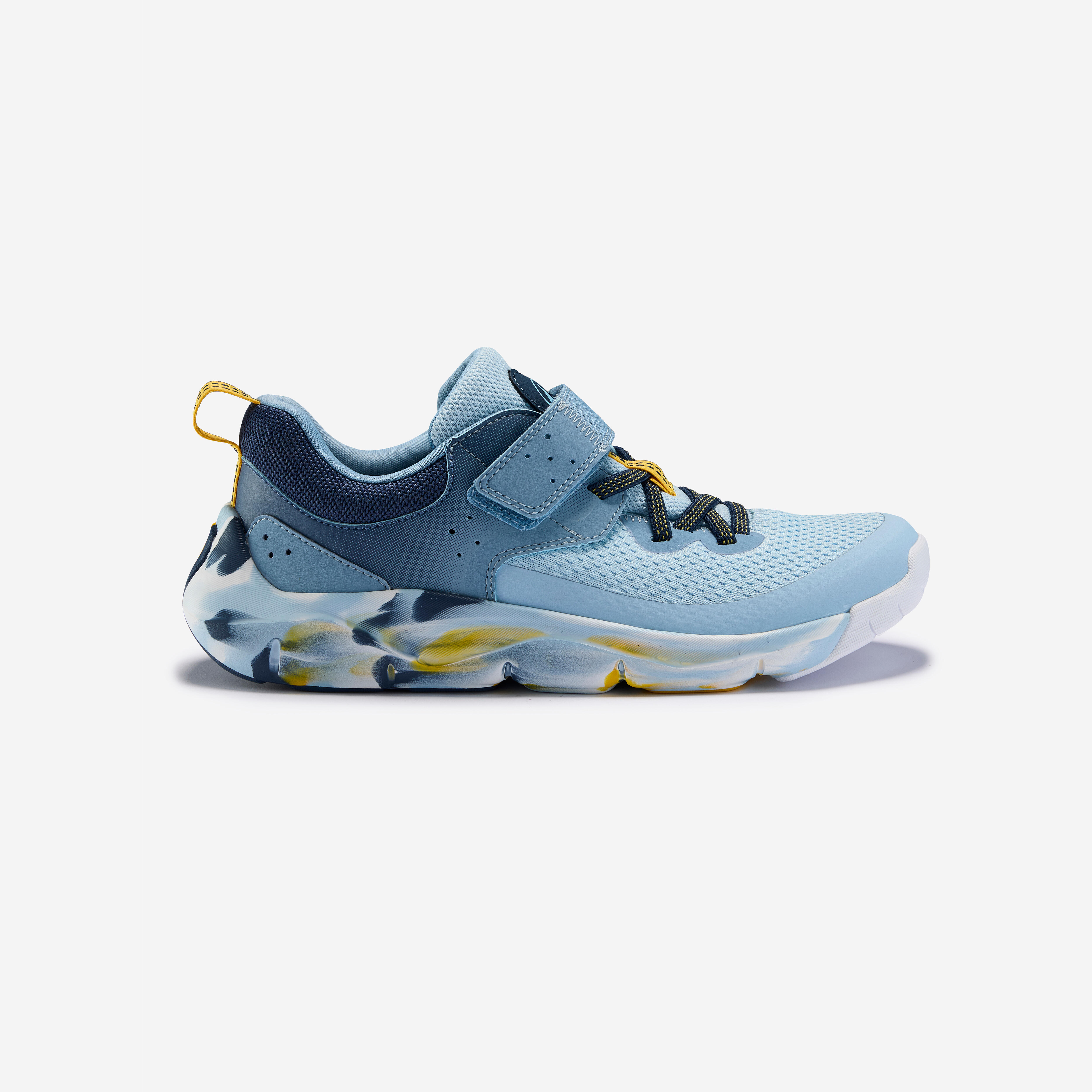 Kids' multi-sport PE trainers Playful Fast blue