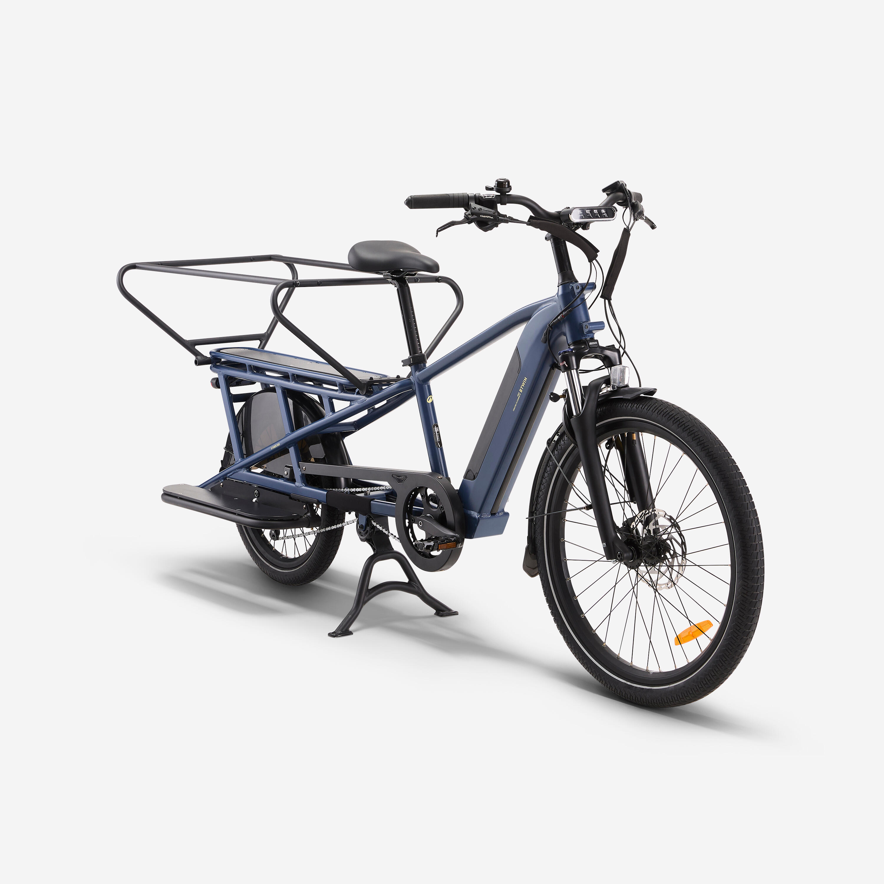 Elektro-Longtail-Velocargo E-three 500 Abysse Blau 2/19