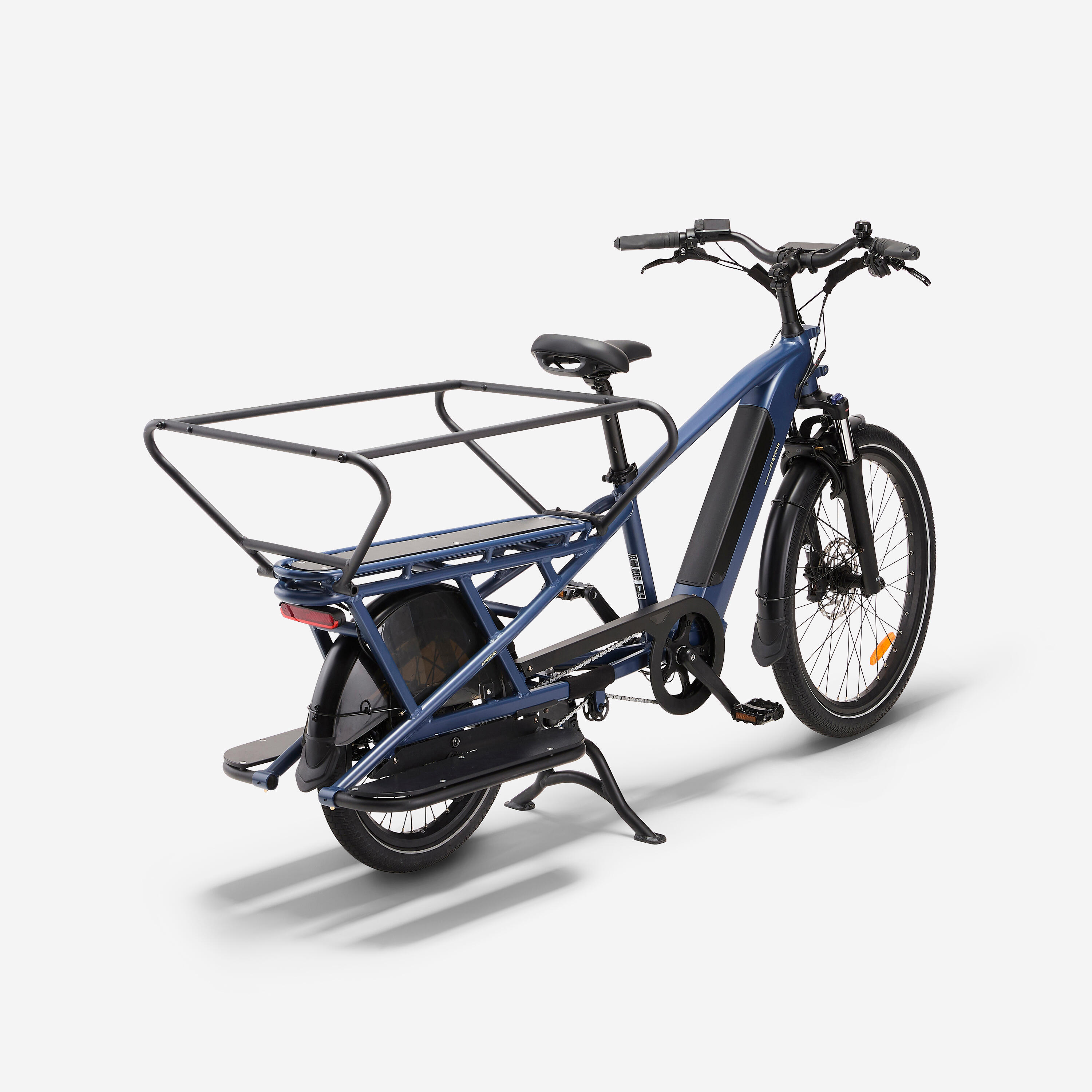 Elektro-Longtail-Velocargo E-three 500 Abysse Blau 5/19