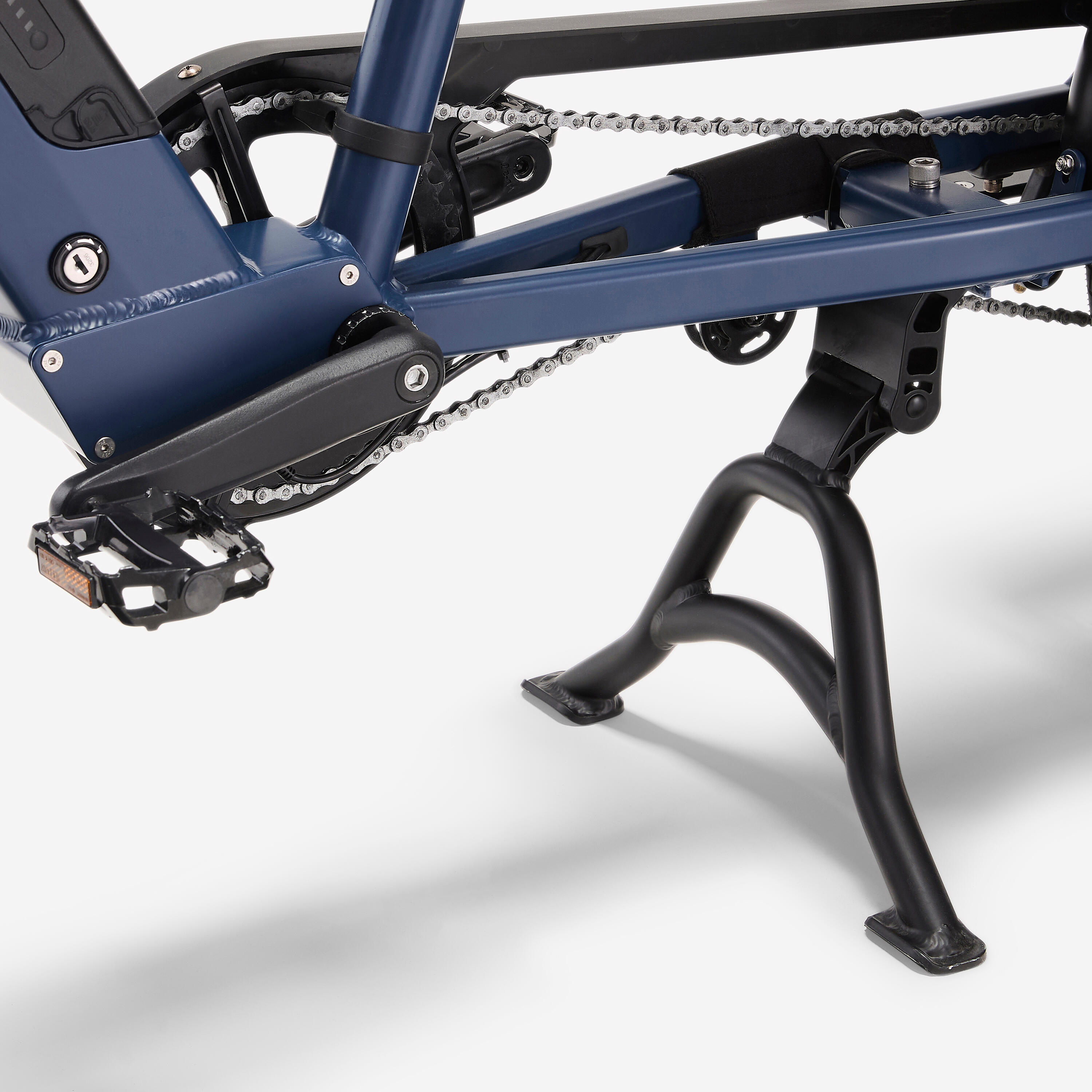 Elektro-Longtail-Velocargo E-three 500 Abysse Blau 11/19