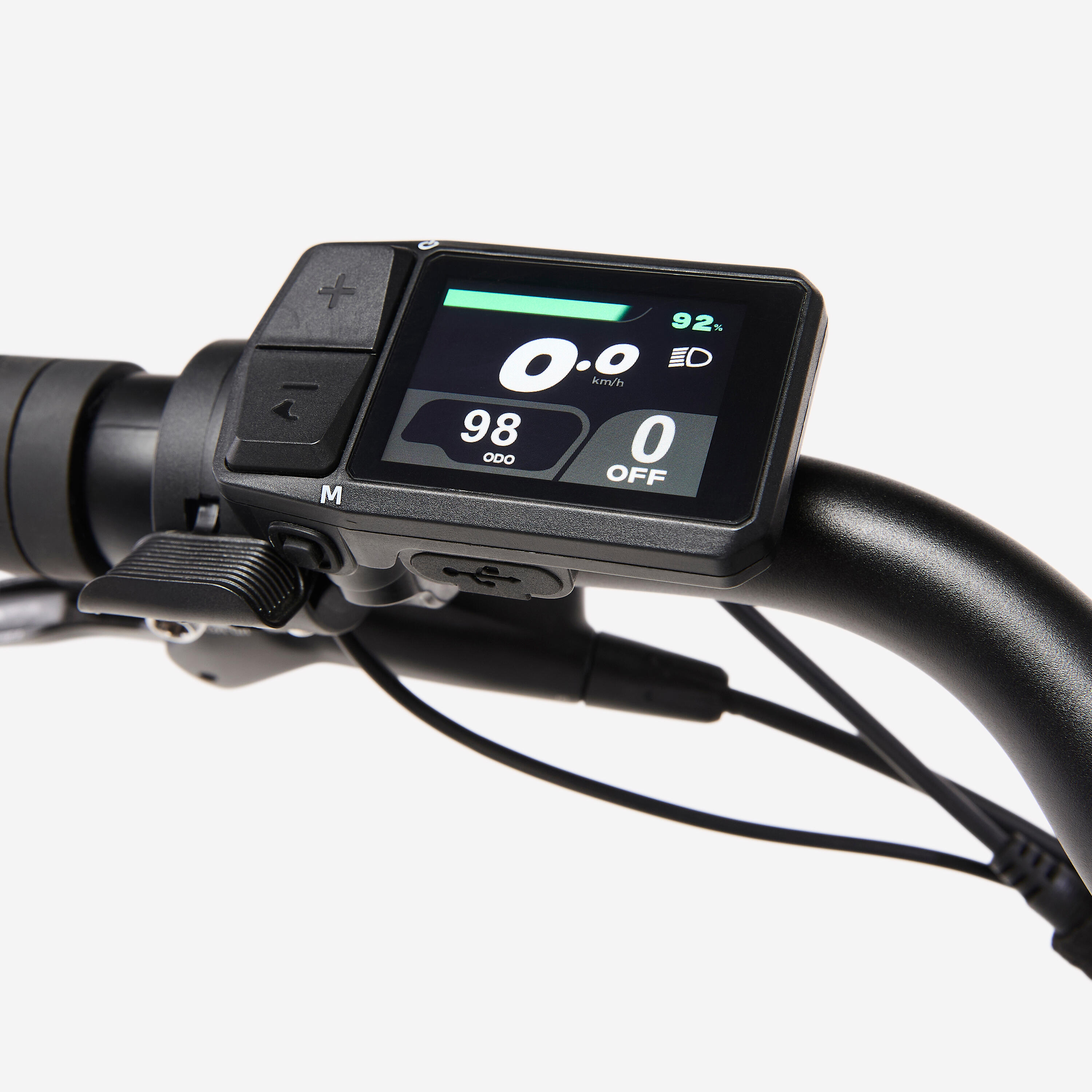 BTWIN Nákladný elektrobicykel Longtail E-three 500 zelený bez · záber 10