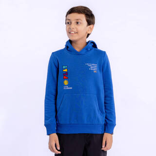 Kid's Cotton Hoodie, Sweatshirt, 500 - Grey