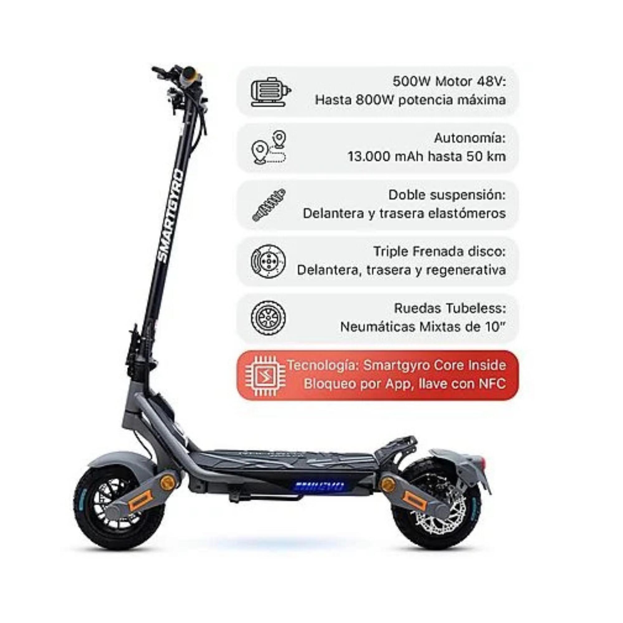 Patinete eléctrico Smartgyro Rockway Evo 5/6