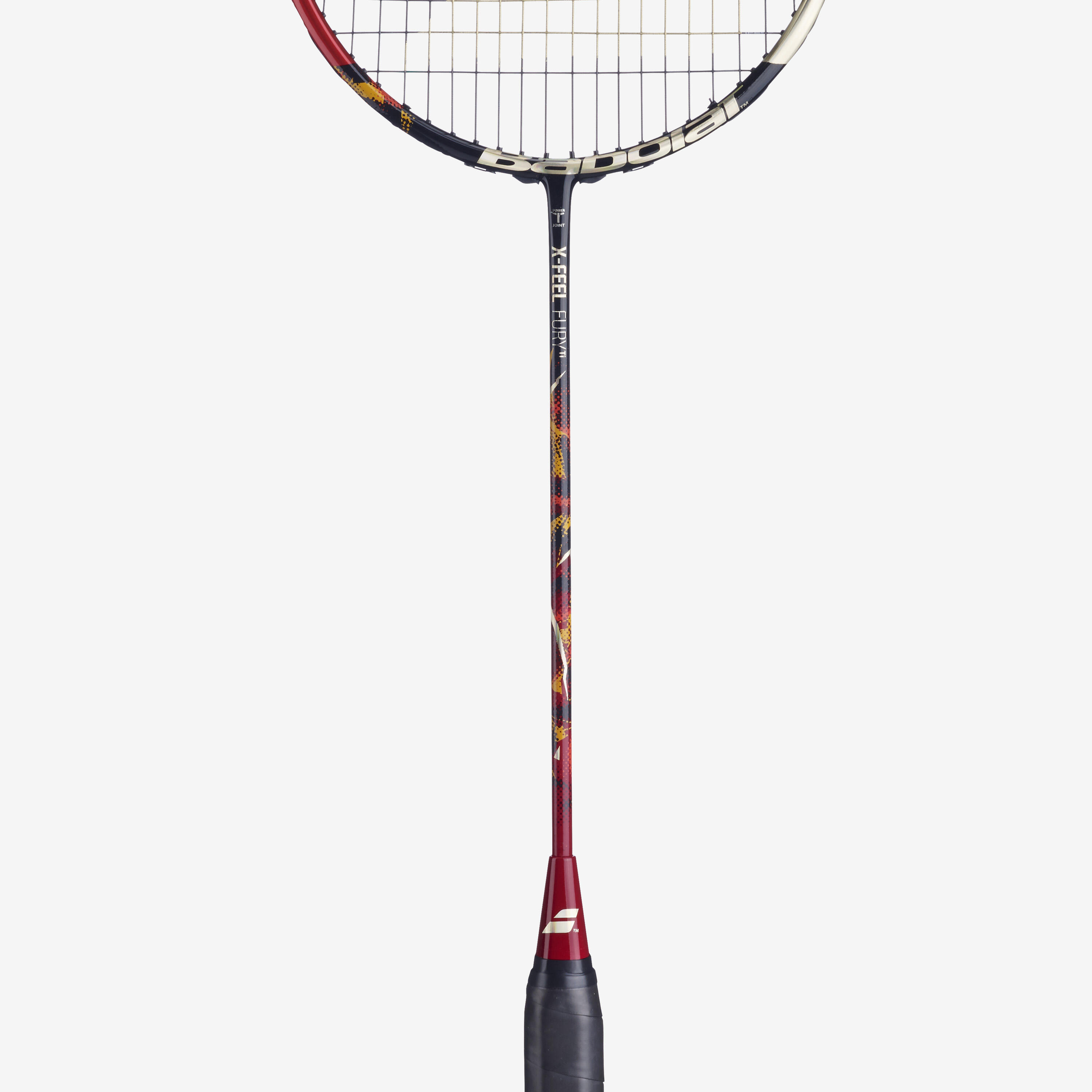 Racchetta badminton adulto Babolat X-FEEL FURY nero-rosso 4/5
