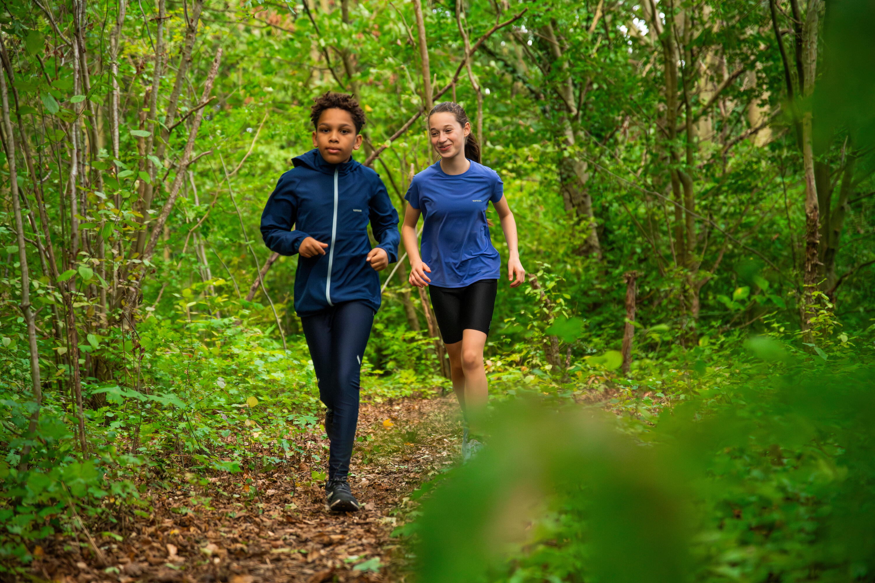 Windjack voor hardlopen kinderen marineblauw 13/13
