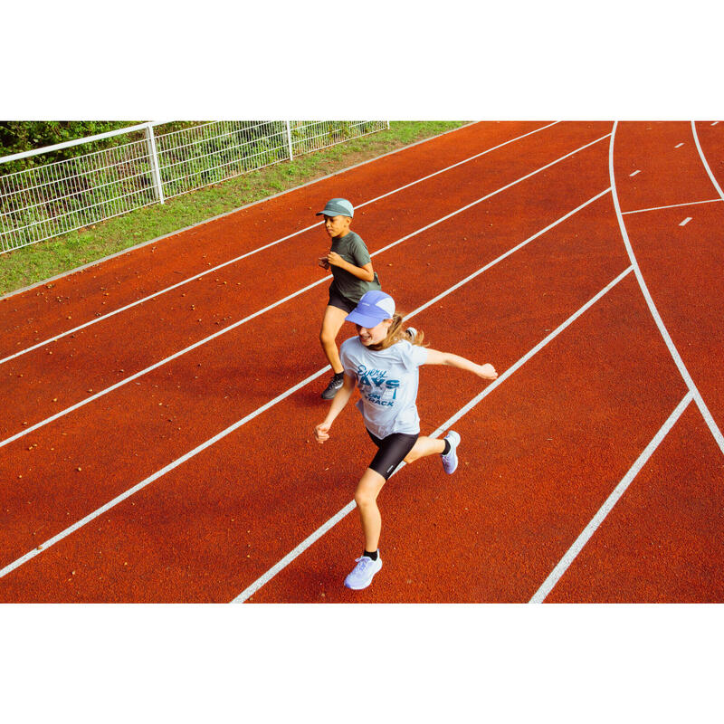 Çocuk Koşu Şapkası - Mor - Kiprun Run 500