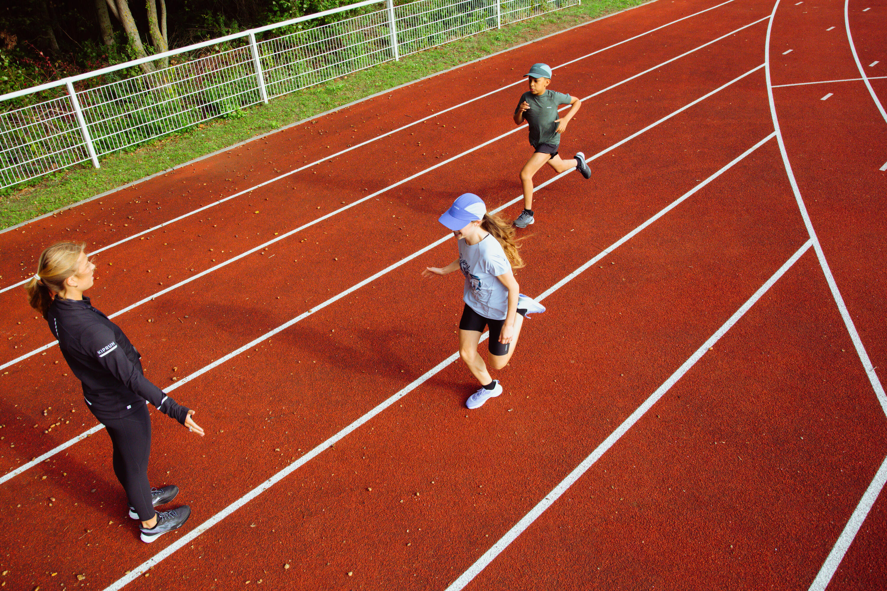 Laufshirt kurzarm Kinder nahtlos - TS Light 900 khaki 9/10