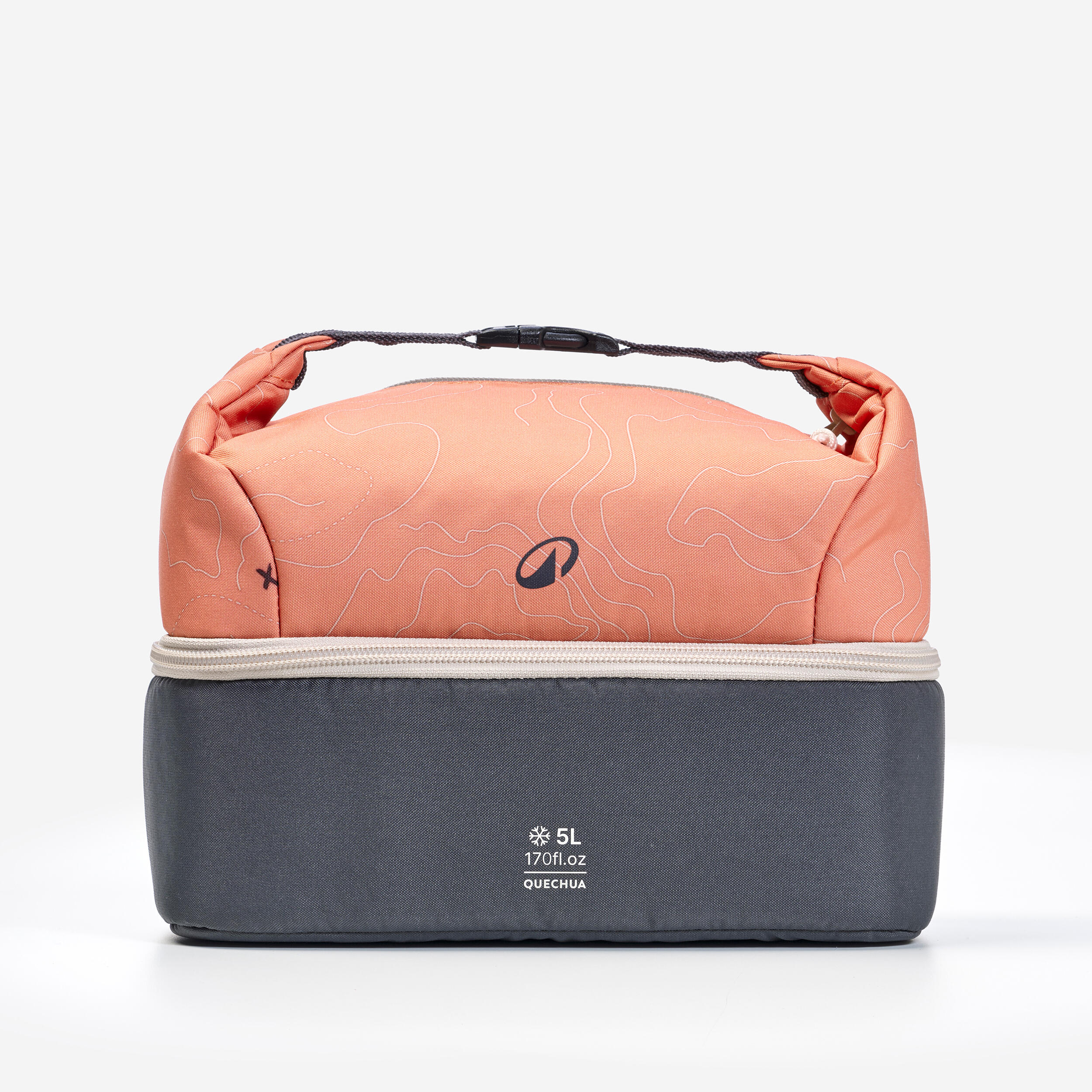 Insulated Lunch Box 5 L with Plastic Container 1 L - QUECHUA
