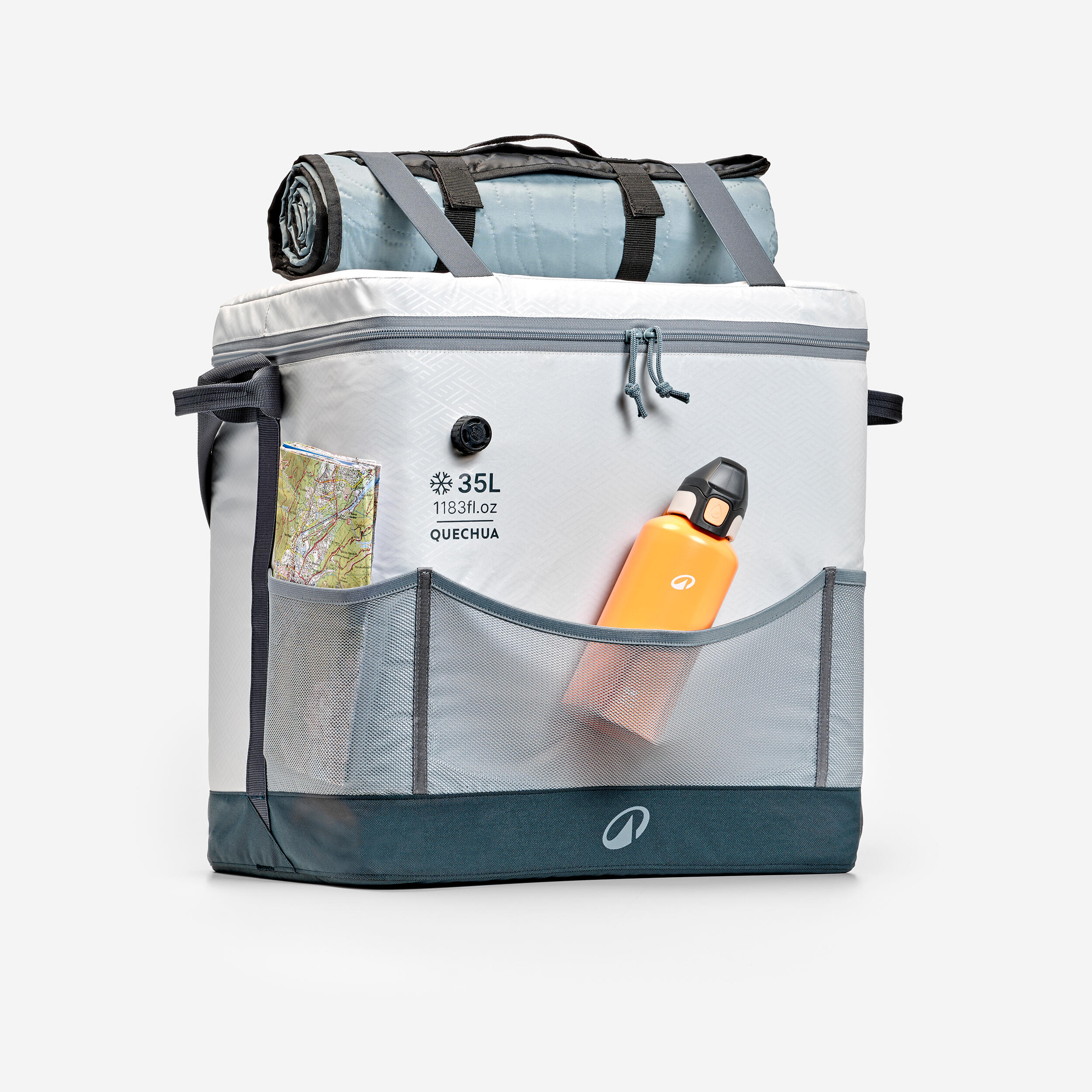 Camping Cooler 35 L, 500 - QUECHUA