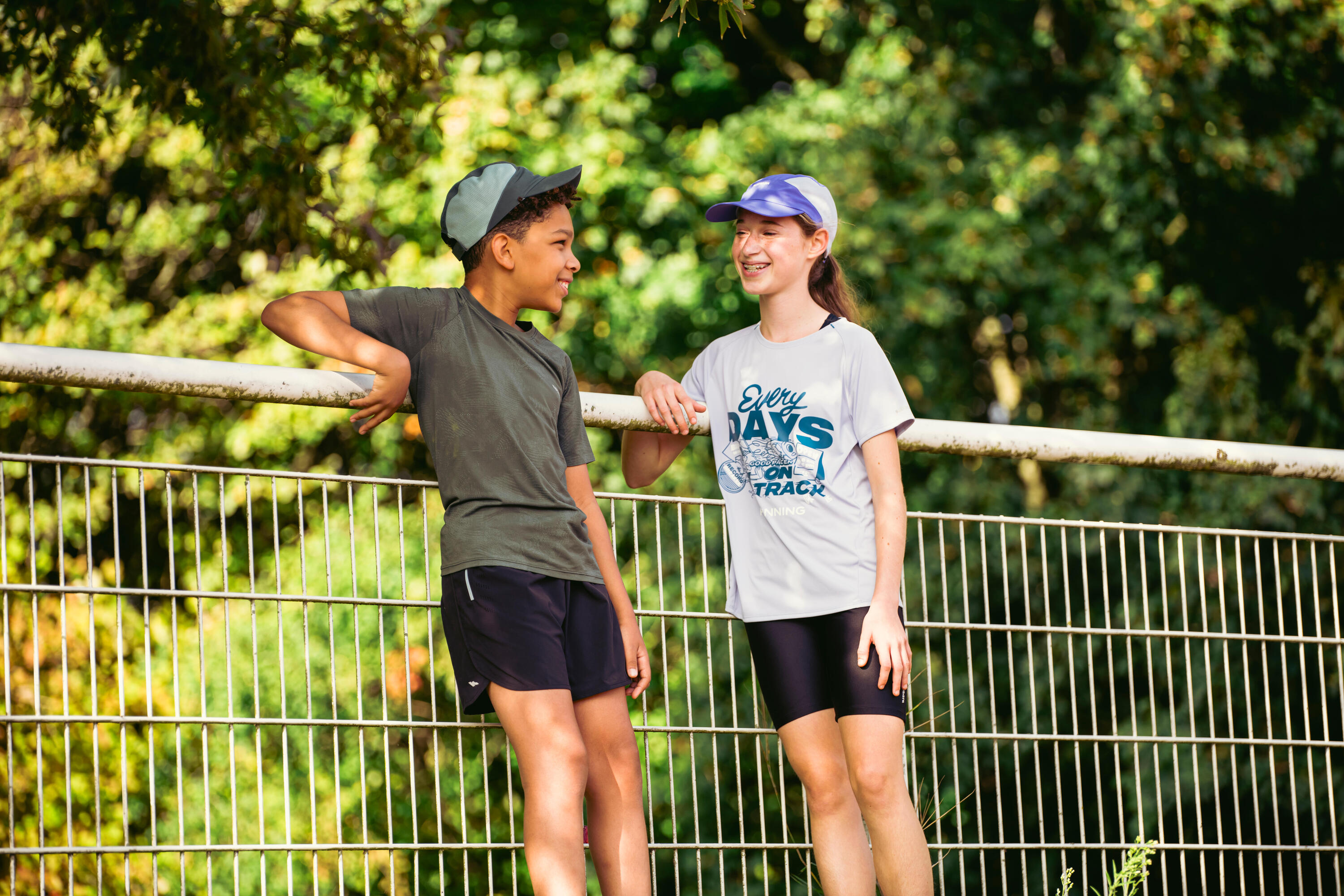 Laufshirt kurzarm Kinder nahtlos - TS Light 900 khaki 7/10