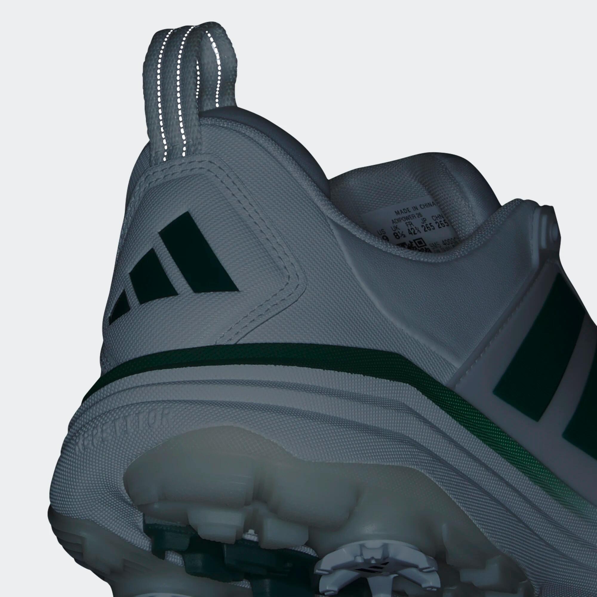 Calçado de golf impermeável homem Adipower, branco e verde 10/10