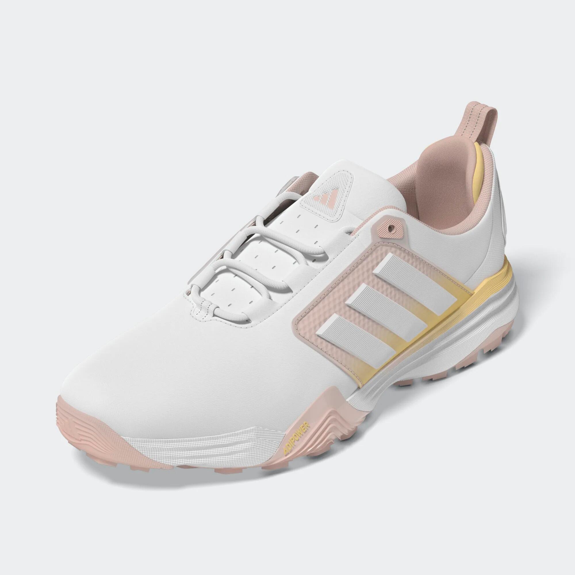Damen Golfschuhe - Adipower wasserdicht weiß 9/10