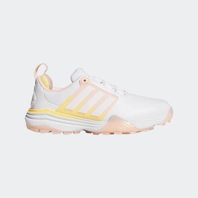 Scarpe golf donna ADIDAS ADIPOWER impermeabili bianco-rosa