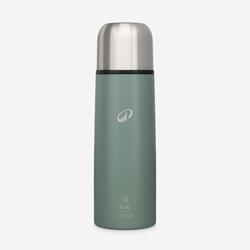 Bouteille isotherme inox 0,4l avec gobelet pour la randonnée - vert