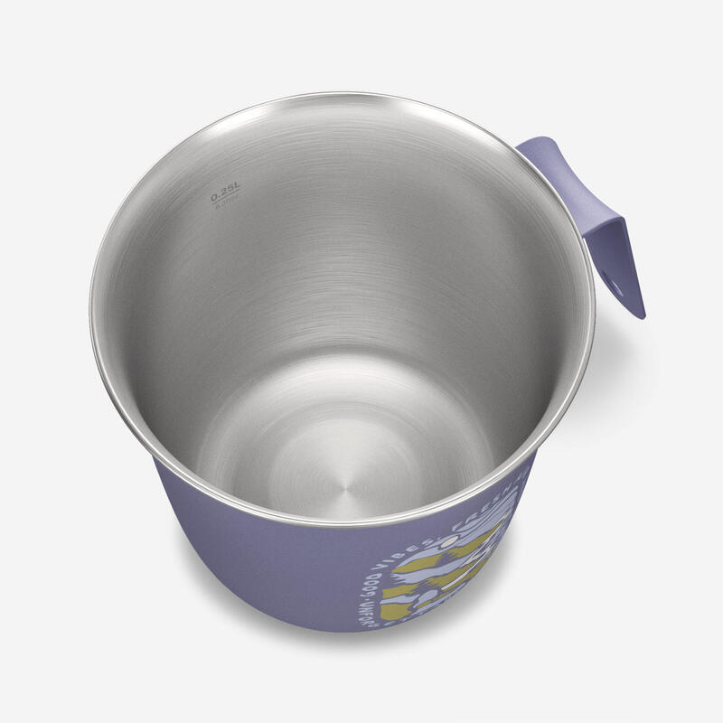 Cană 500 oțel inoxidabil 0,3L, pentru drumeție și camping Mov