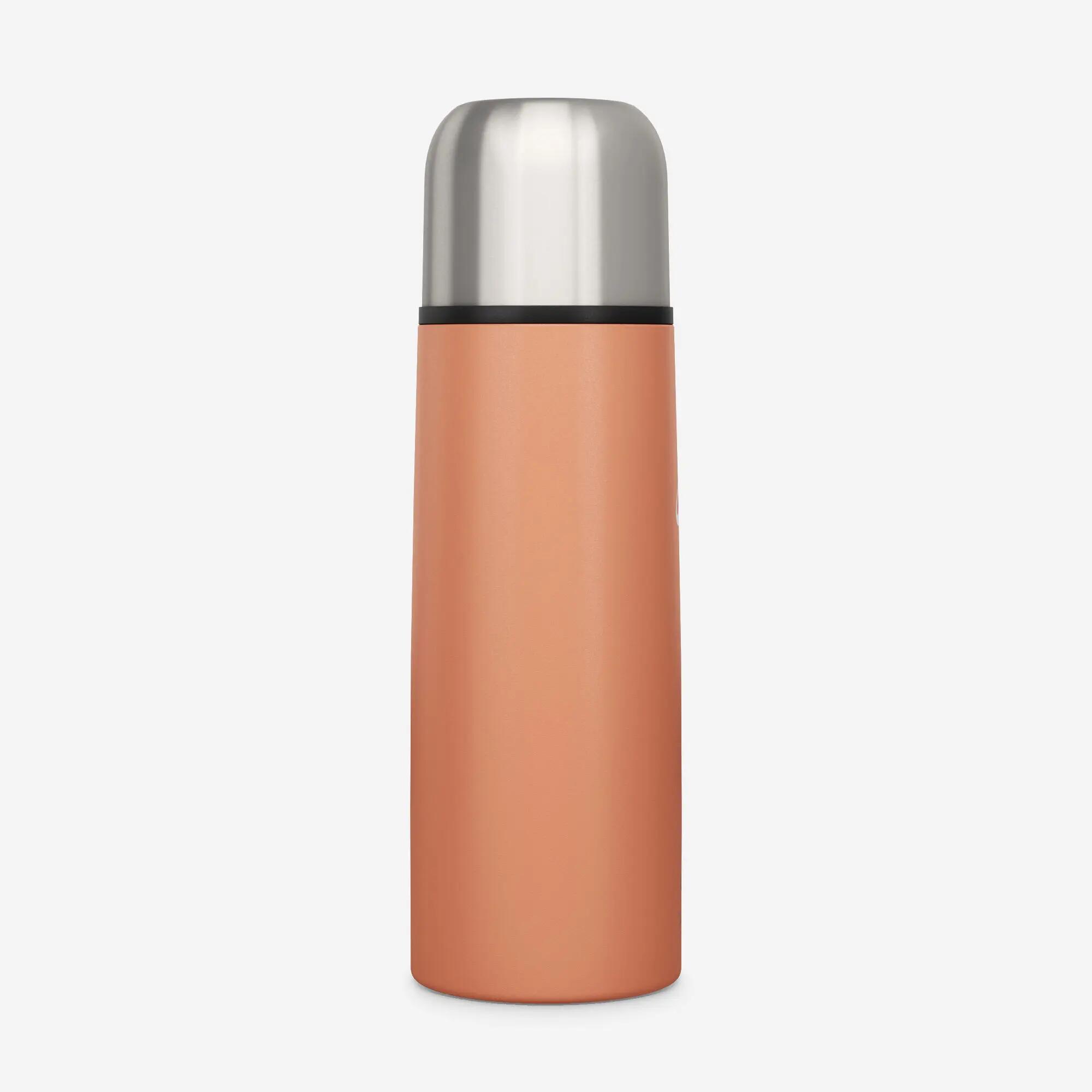 Thermosfles RVS met beker 0.4L, koraal 10/12