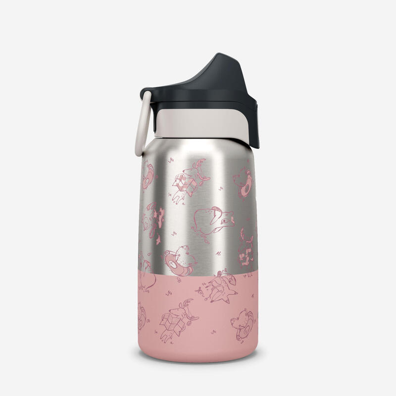 Çocuk Outdoor Paslanmaz Çelik Termos - 0,35 L - Pembe