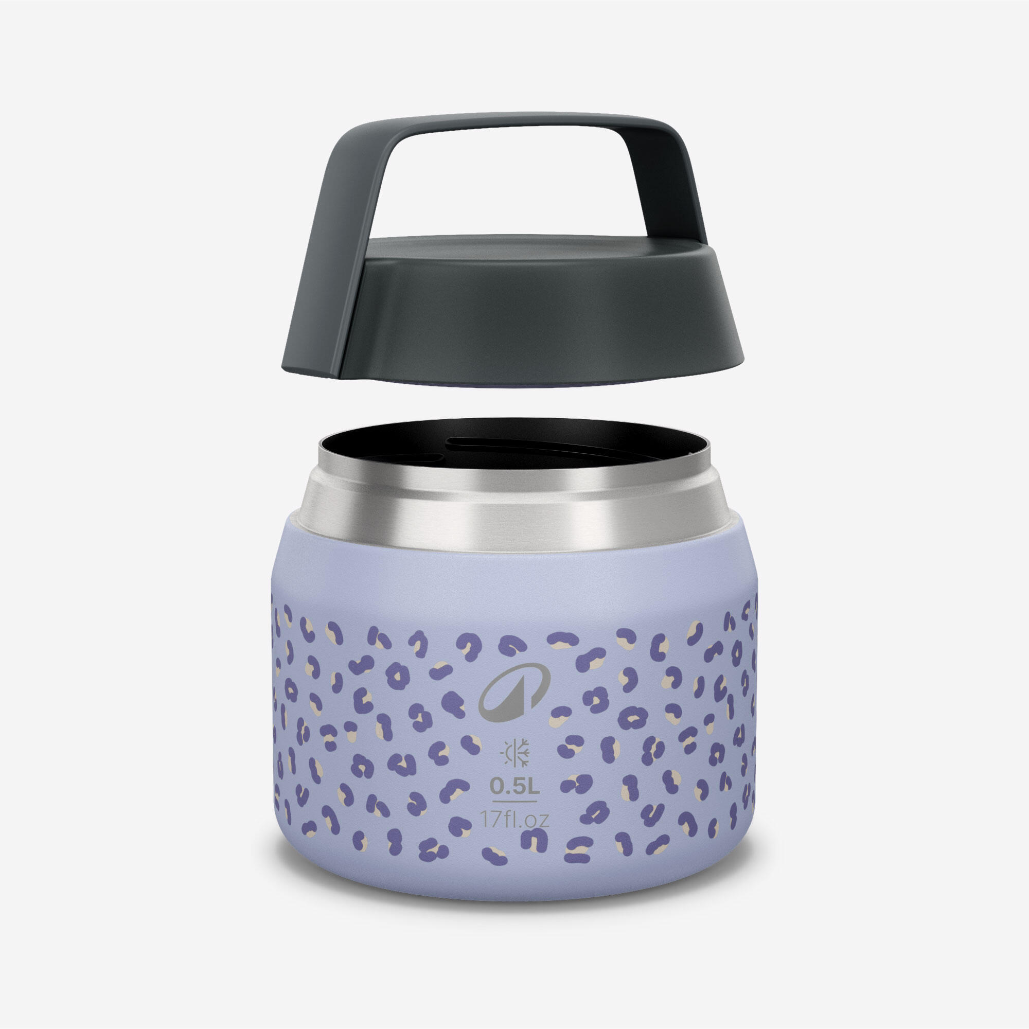 Caixa Térmica alimentar 900 em Aço Inox 0,5L para Campismo, Caminhada, Trekking 2/8