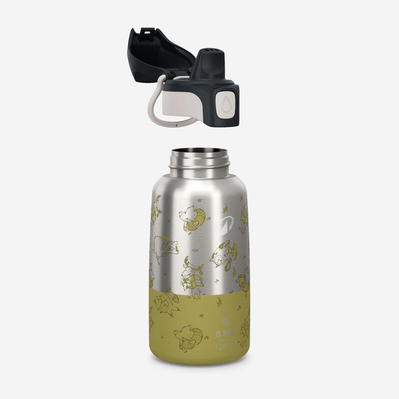 Çocuk Outdoor Paslanmaz Çelik Termos - 0,35 L - Haki