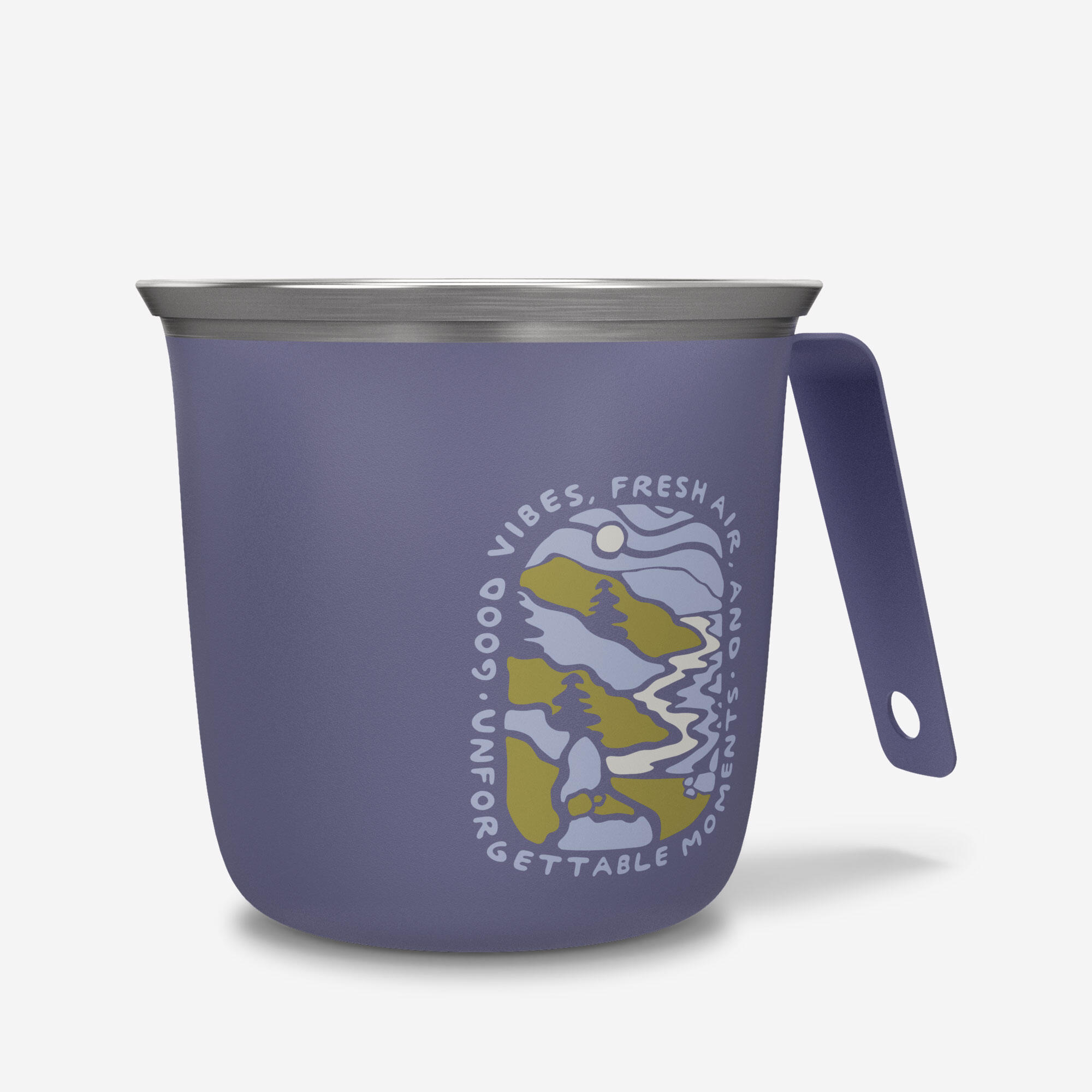 Tasse de camping en acier inoxydable 0,3 L, 500 2/7