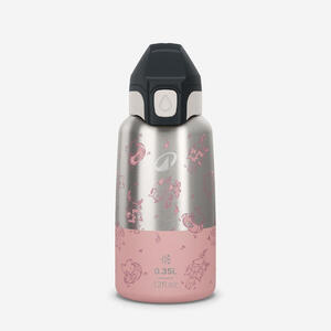 Bidón niños isotérmico 0,35L acero inoxidable tapón instantáneo de senderismo