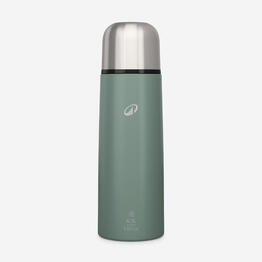 Bouteille isotherme inox 0,7L avec gobelet pour la randonnée - vert