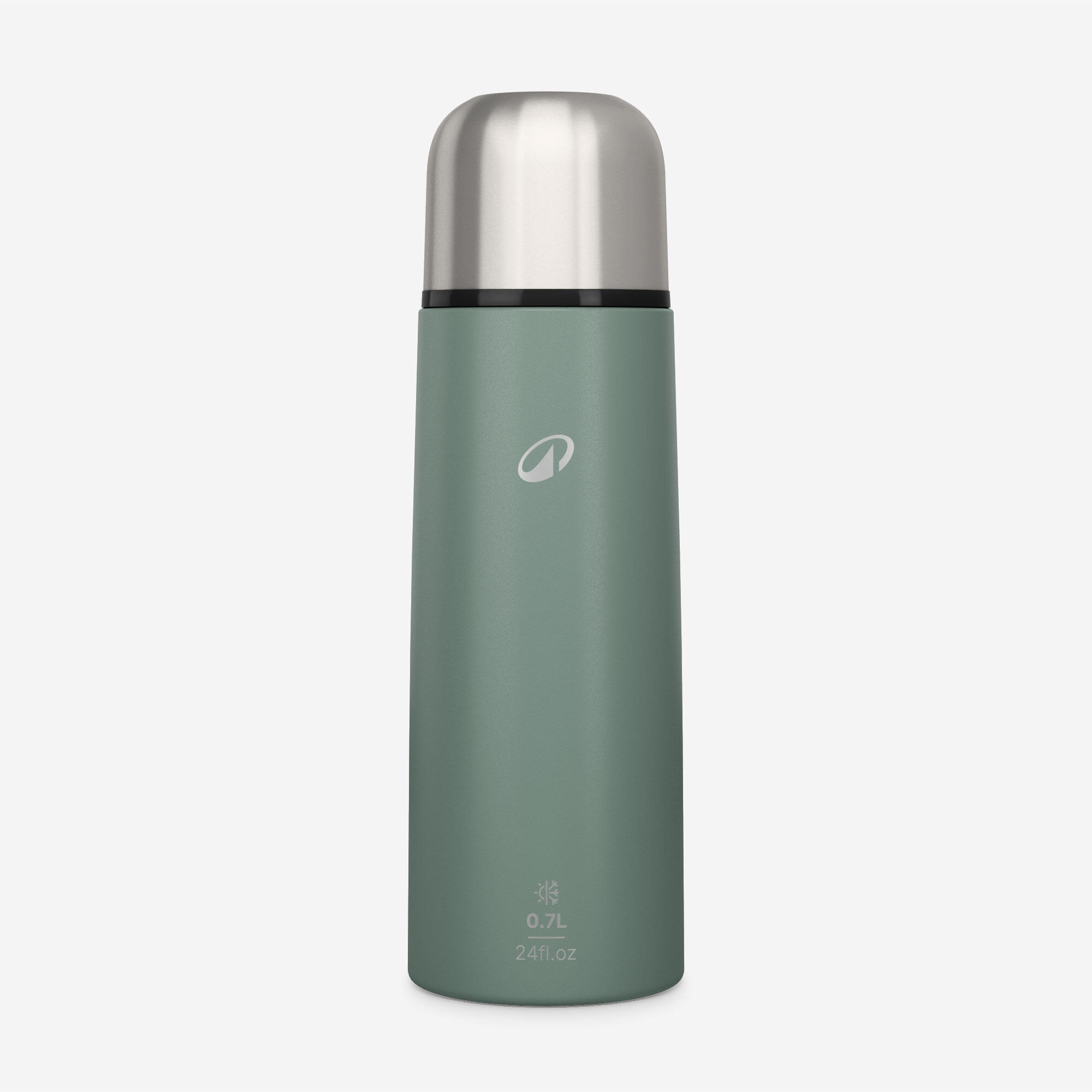 Stainless Steel Insulated Bottle with Cup, 0.7 L - QUECHUA