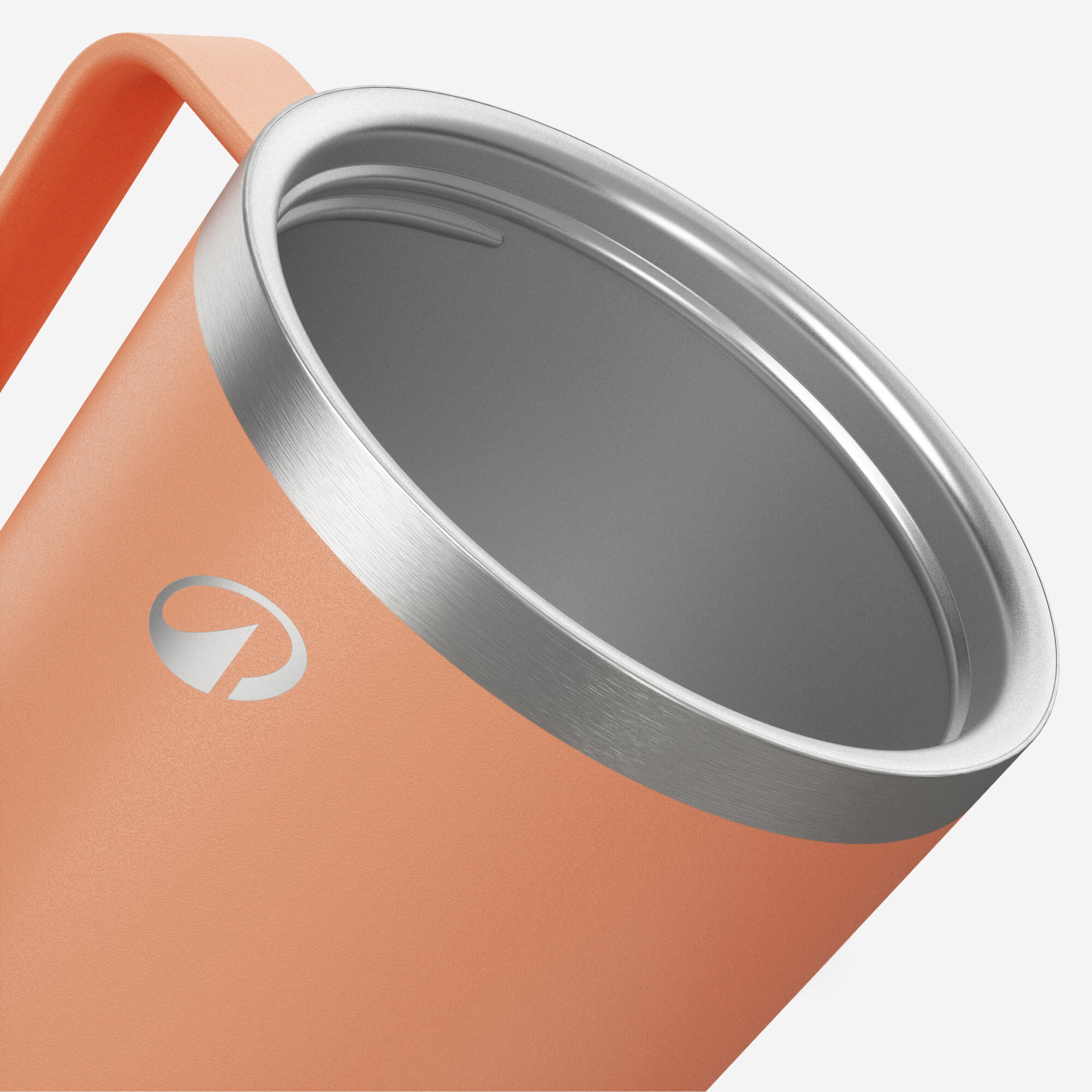 Mug 900 isotherme 0,5L en inox, pour le camping, la randonnée/trekking - orange 4/5