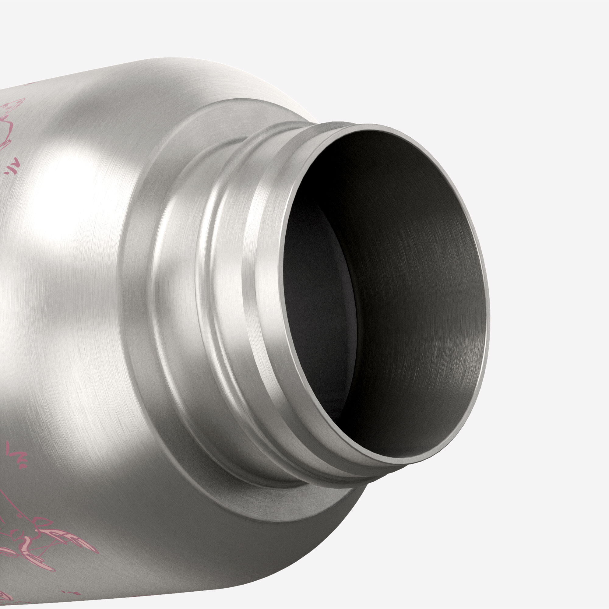 Gourde enfant isotherme 0,35L en acier inox avec bouchon instantané de randonnée 5/6