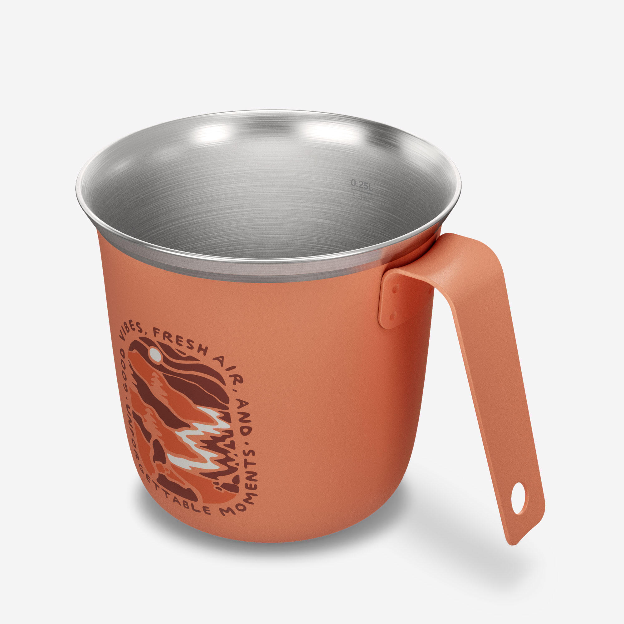 Tasse de camping en acier inoxydable 0,3 L, 500 3/5
