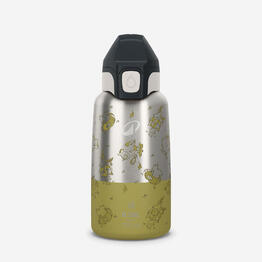 Gourde enfant isotherme 0,35L en acier inox avec bouchon instantané de randonnée
