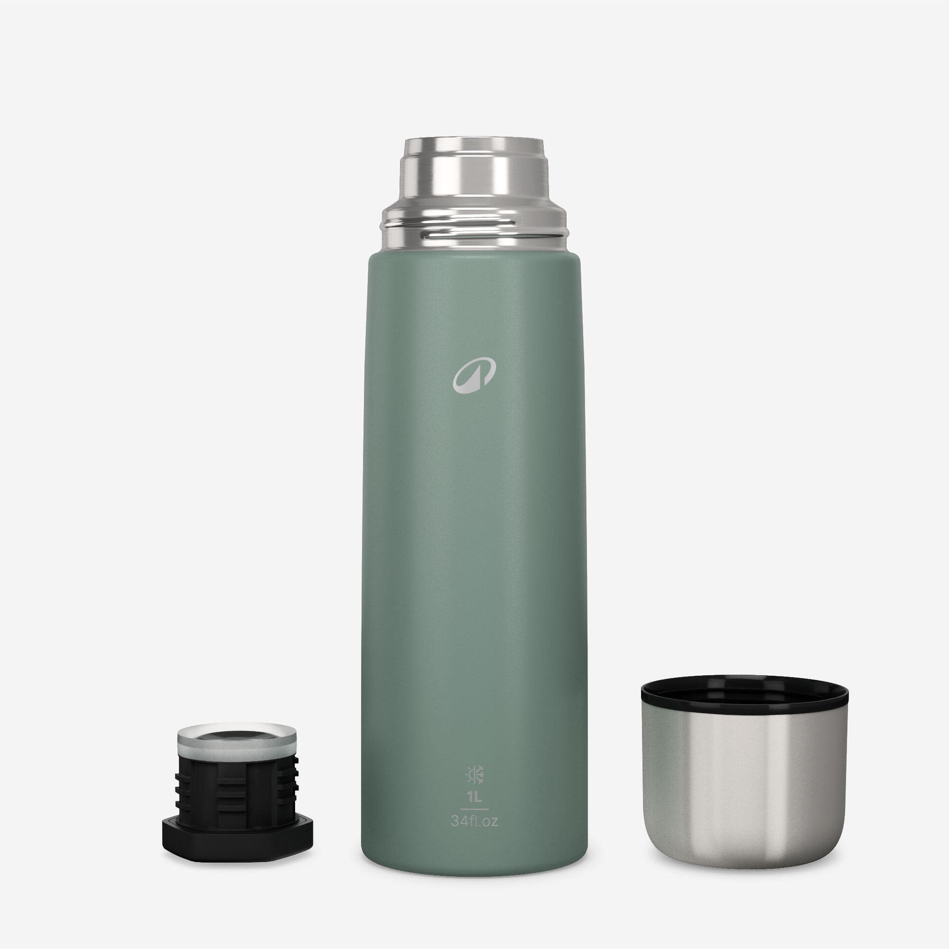 1-l-stainless-steel-insulated-flask-with-cup-for-hiking-smoky-green