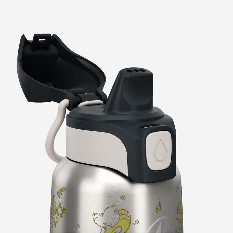 Çocuk Outdoor Paslanmaz Çelik Termos - 0,35 L - Haki