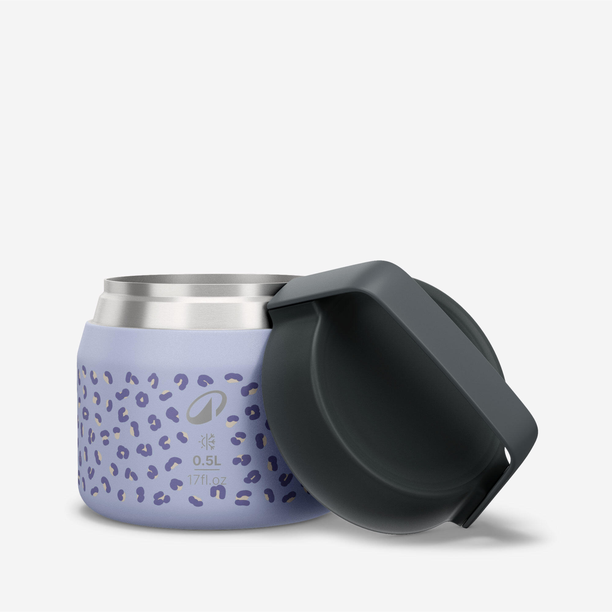 Caixa Térmica alimentar 900 em Aço Inox 0,5L para Campismo, Caminhada, Trekking 3/8