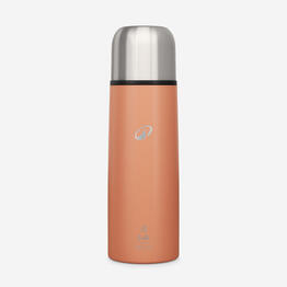 Bouteille isotherme inox 0,4l avec gobelet pour la randonnée - orange