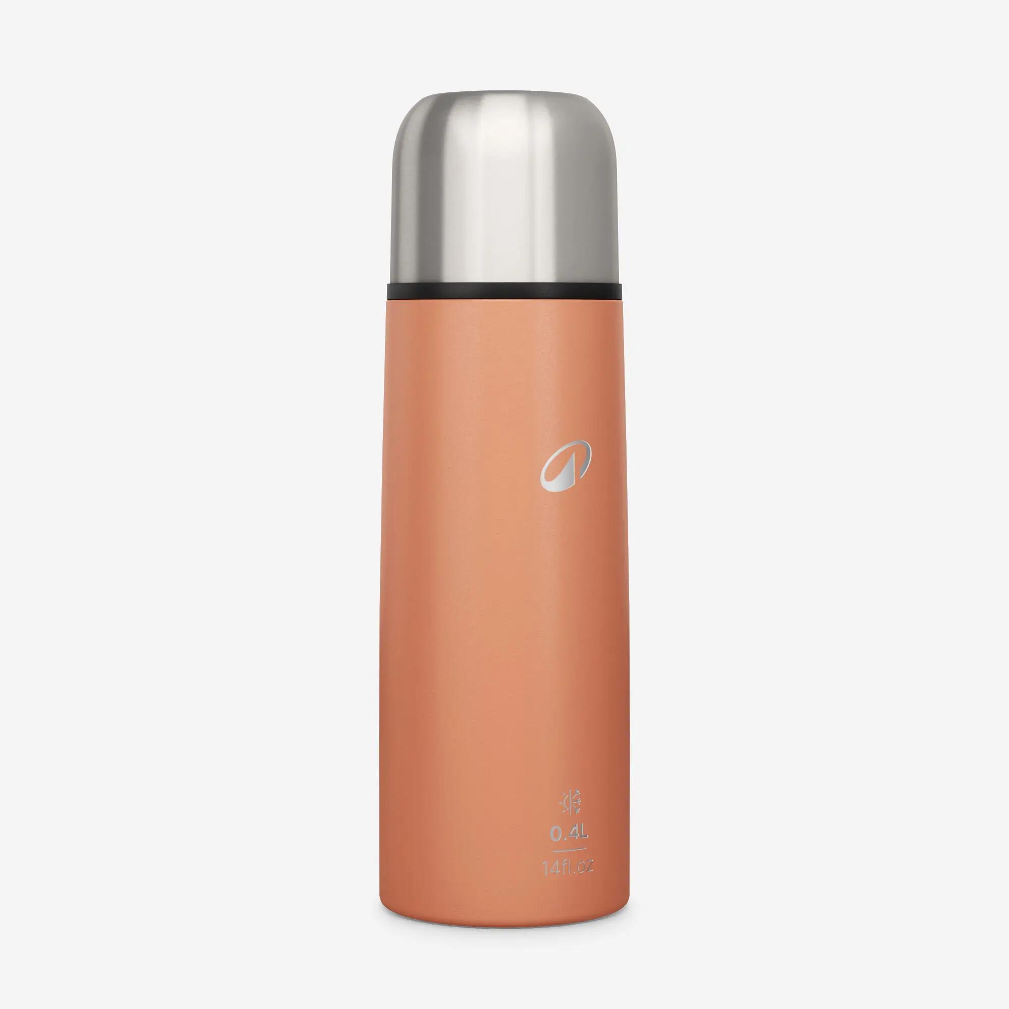 Thermosfles RVS met beker 0.4L, koraal 9/12