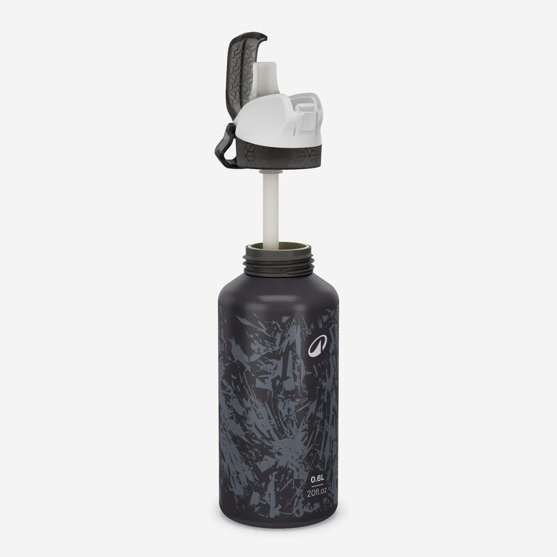Çocuk Outdoor Pipetli Alüminyum Matara - 0,6 L - Turkuaz - 500