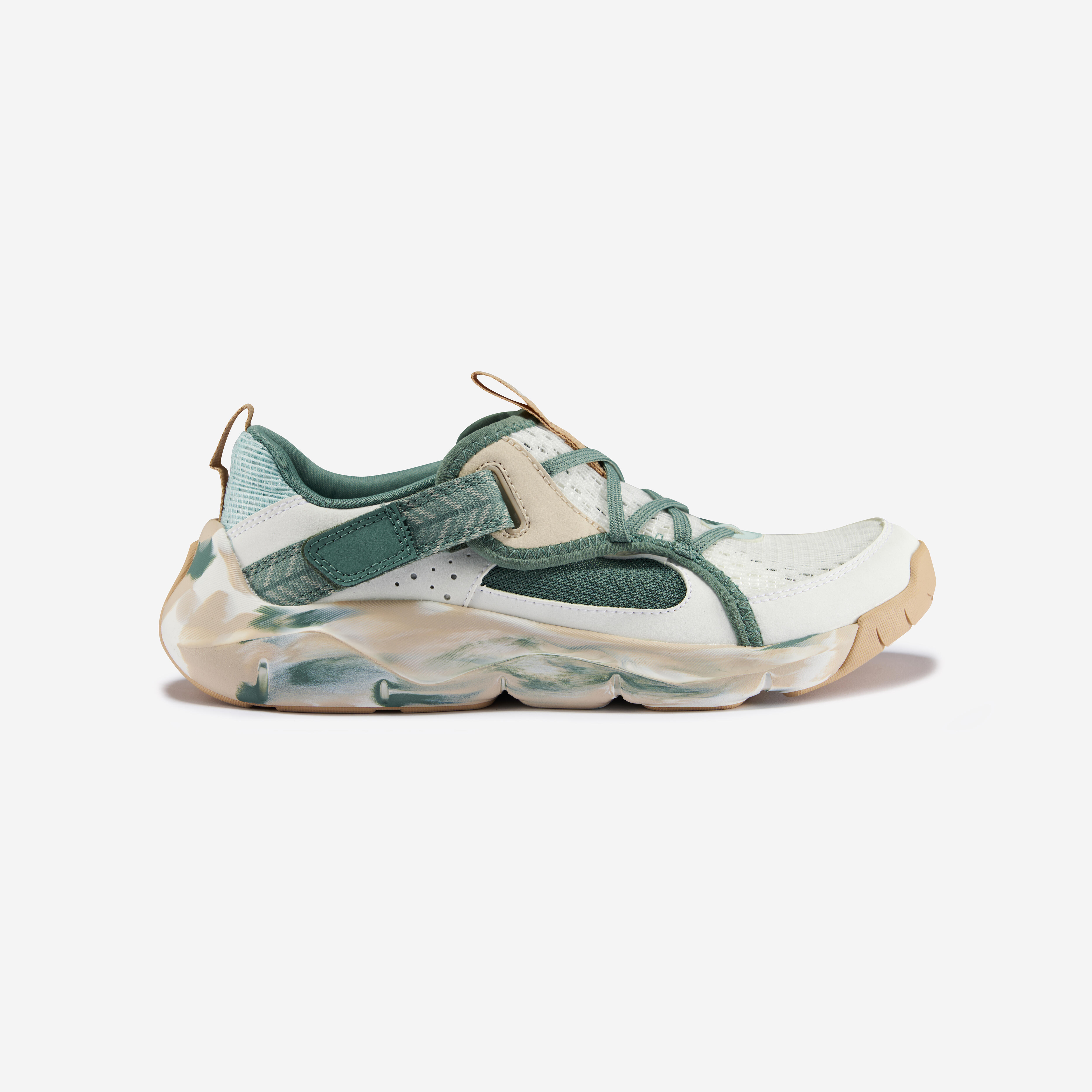Kids' multi-sport PE trainers PLAYFUL SUMMER Green