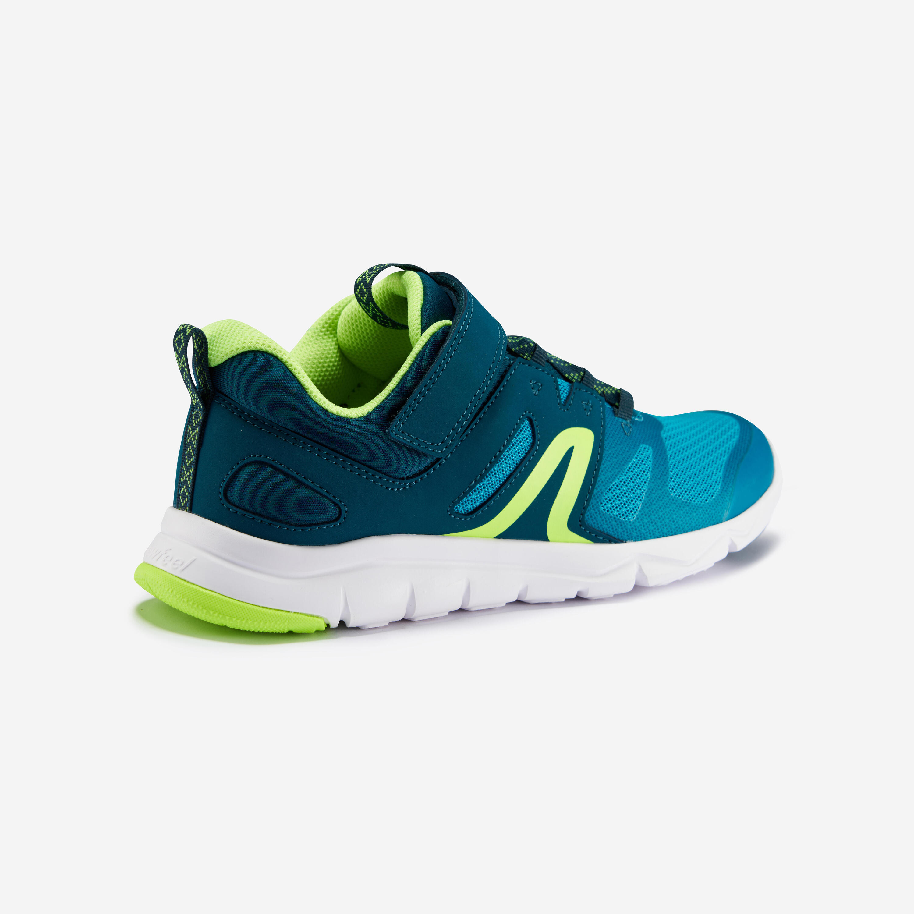 Gebraucht - Sportschuhe Kinder Klettverschluss atmungsaktiv - PW540 blau/gelb 3/15
